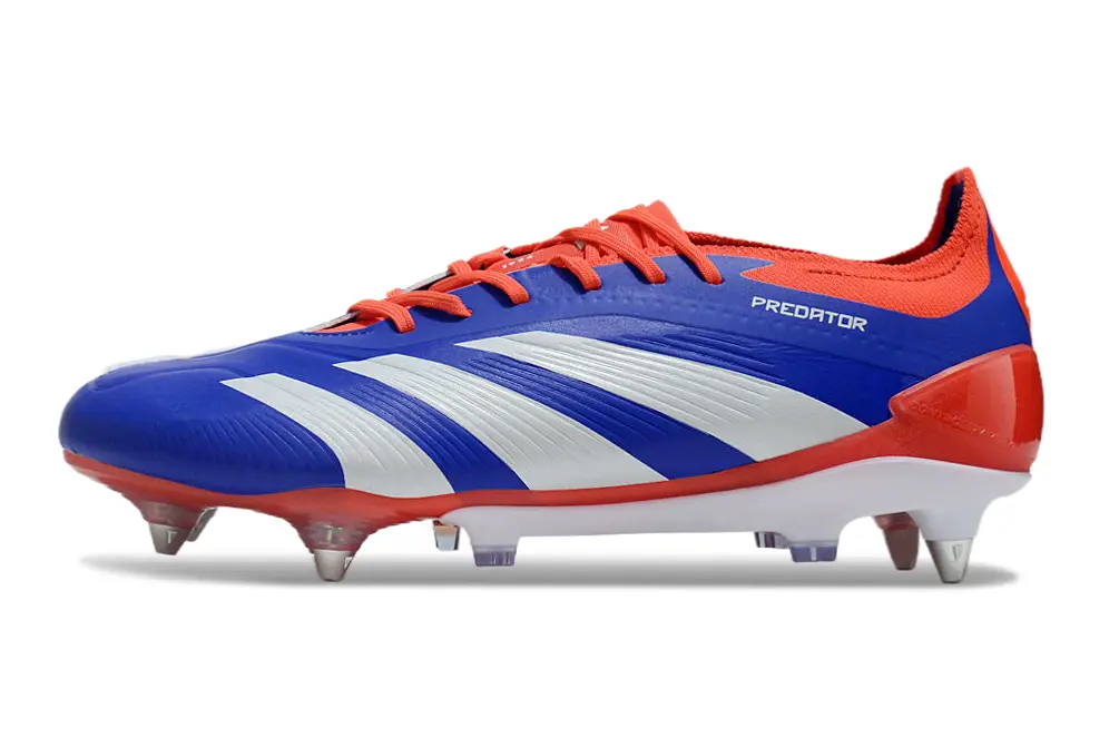 Adidas Predator 24 Elite SG - Blue/Fiery Red/White