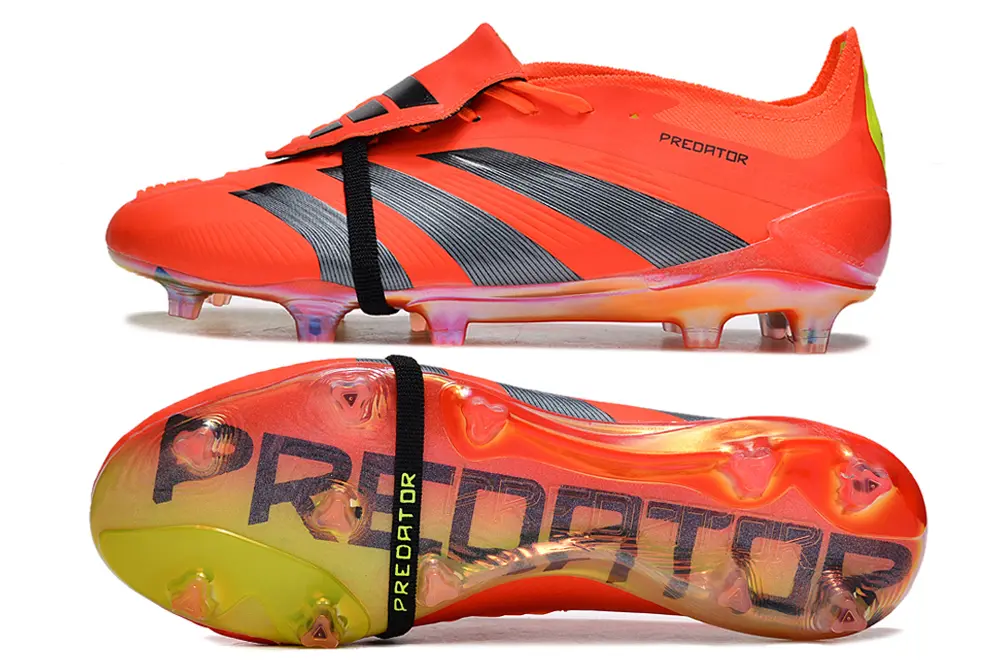 Adidas Predator Elite Foldover Tongue FG - Orange/Vibrant Orange/Neon Yellow