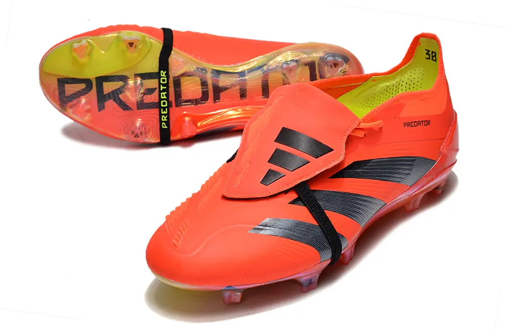 Adidas Predator Elite Foldover Tongue FG - Orange/Vibrant Orange/Neon Yellow