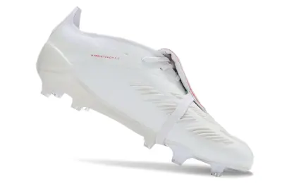 Adidas Predator Elite Foldover Tongue FG - White/Red Blaze/Crystal White