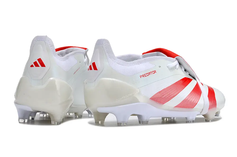 Adidas Predator Elite Foldover Tongue FG - White/Red Blaze/Crystal White