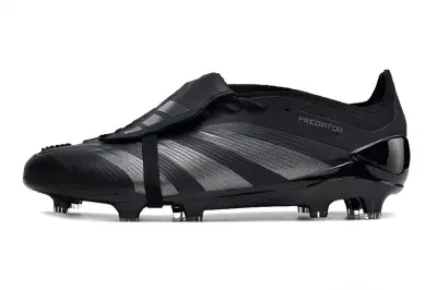 Adidas Predator Elite Foldover Tongue FG - Black/Midnight Black/Sleek Charcoal