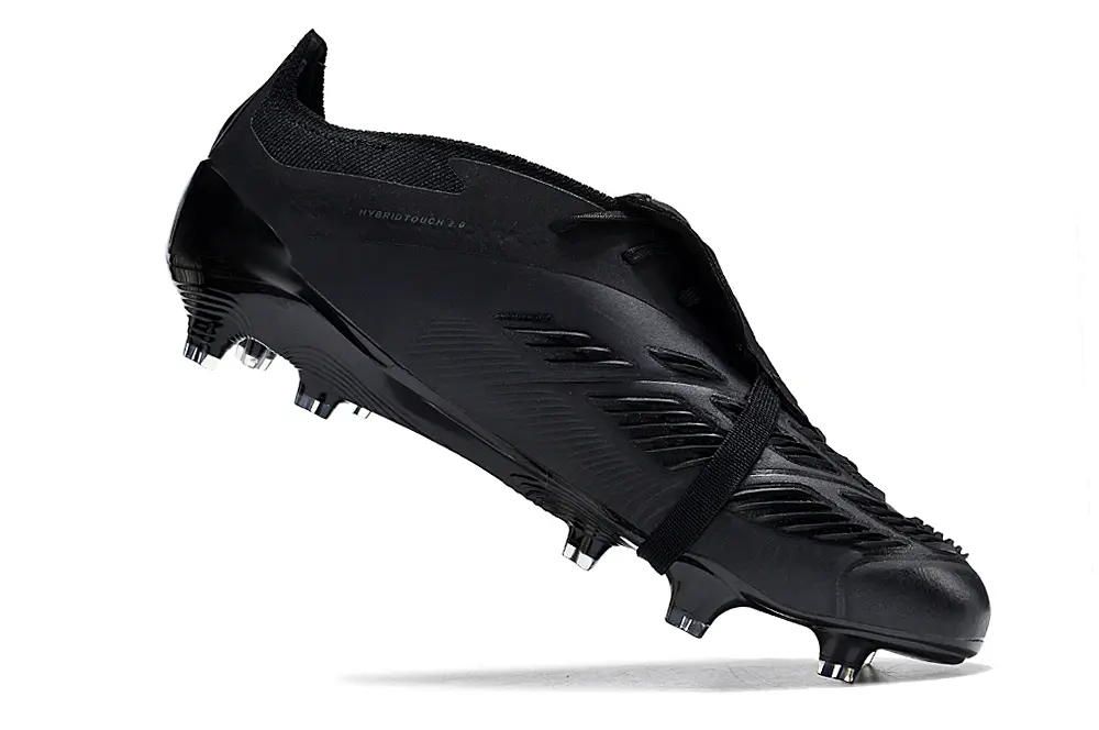 Adidas Predator Elite Foldover Tongue FG - Black/Midnight Black/Sleek Charcoal