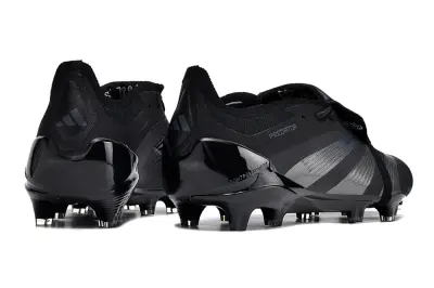 Adidas Predator Elite Foldover Tongue FG - Black/Midnight Black/Sleek Charcoal