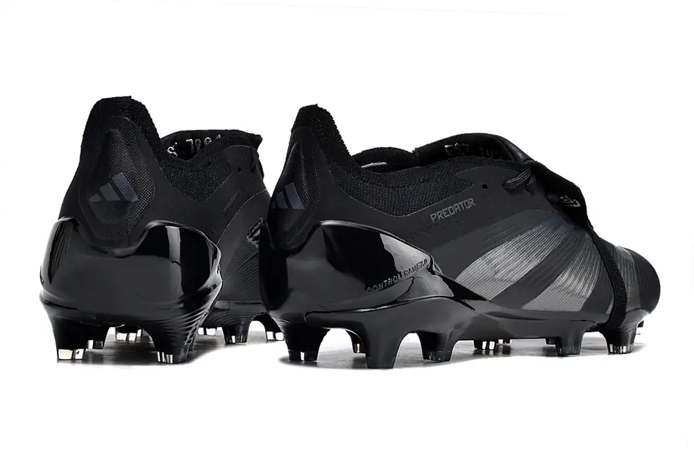 Adidas Predator Elite Foldover Tongue FG - Black/Midnight Black/Sleek Charcoal