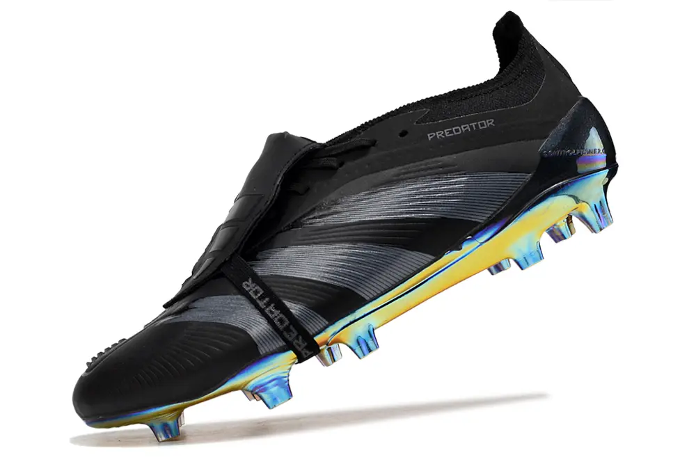 Adidas Predator Elite Foldover Tongue FG - Black/Iridescent Blue/Iridescent Bronze