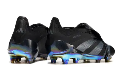 Adidas Predator Elite Foldover Tongue FG - Black/Iridescent Blue/Iridescent Bronze