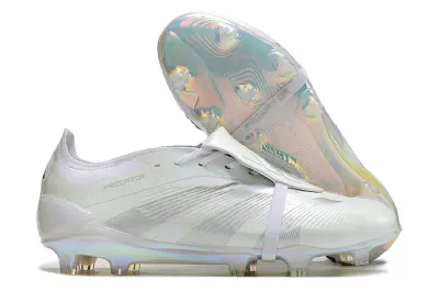 Adidas Predator Elite Foldover Tongue FG - White/Crystal White/Shimmering Silver