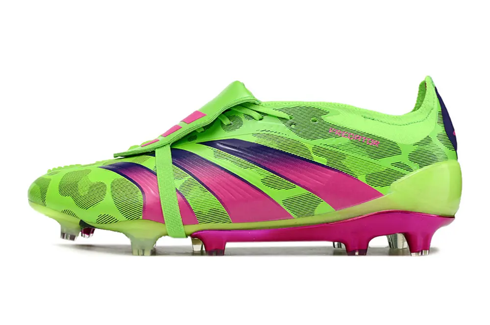 Adidas Predator Elite Foldover Tongue FG - Green/Electric Lime/Hot Pink