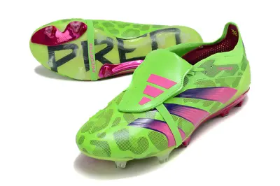 Adidas Predator Elite Foldover Tongue FG - Green/Electric Lime/Hot Pink