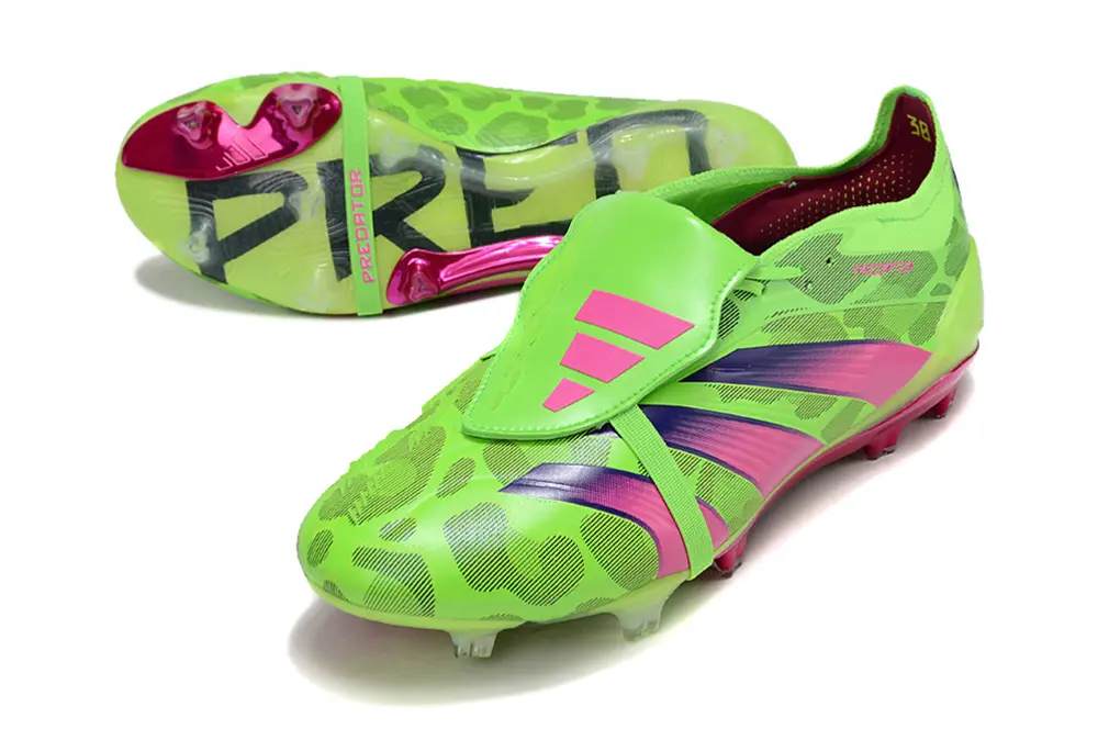 Adidas Predator Elite Foldover Tongue FG - Green/Electric Lime/Hot Pink