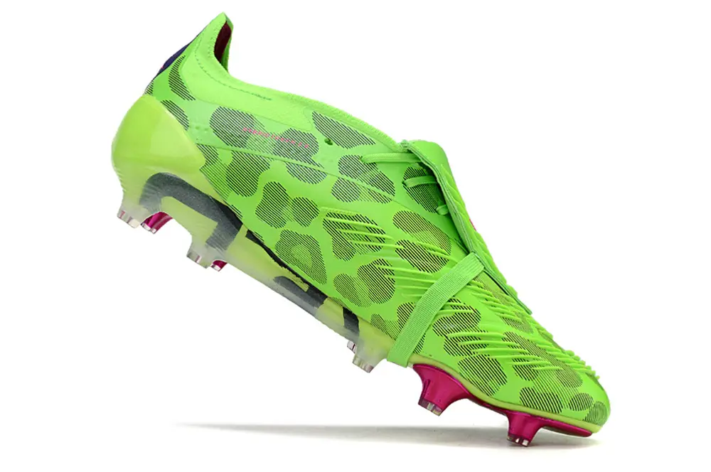 Adidas Predator Elite Foldover Tongue FG - Green/Electric Lime/Hot Pink