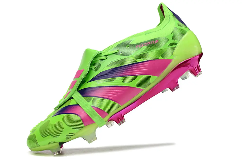 Adidas Predator Elite Foldover Tongue FG - Green/Electric Lime/Hot Pink