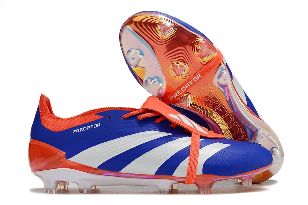 Adidas Predator Elite Foldover Tongue FG - Blue/Electric Blue/Fire Red
