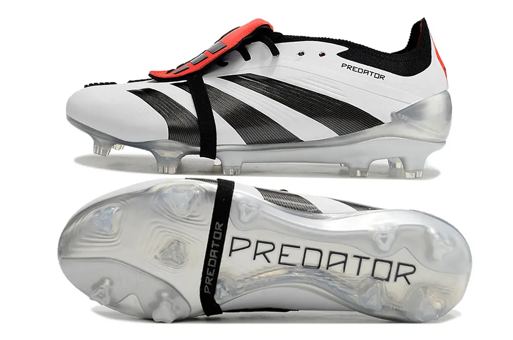 Adidas Predator Elite Foldover Tongue FG - White/Dynamic Red/Black