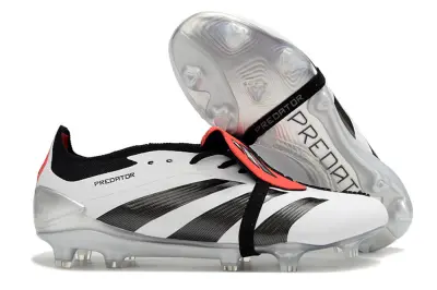 Adidas Predator Elite Foldover Tongue FG - White/Dynamic Red/Black