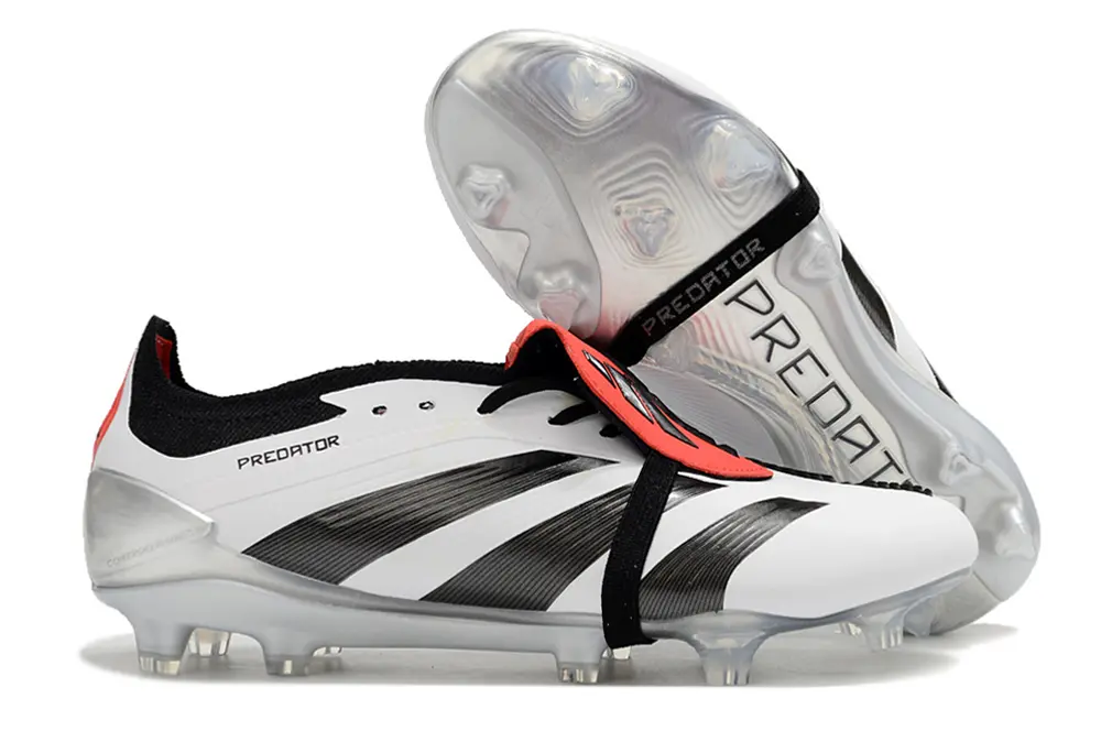 Adidas Predator Elite Foldover Tongue FG - White/Dynamic Red/Black