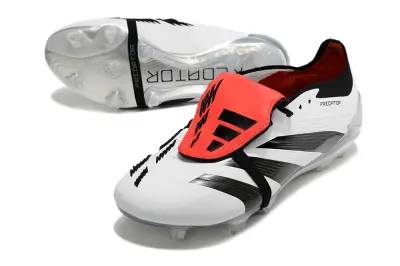 Adidas Predator Elite Foldover Tongue FG - White/Dynamic Red/Black