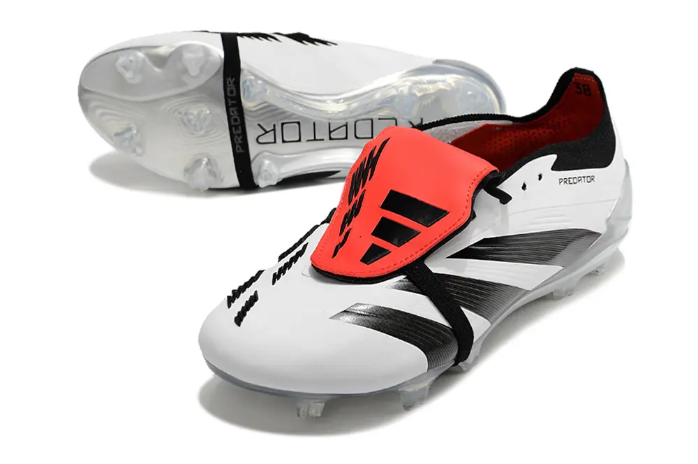 Adidas Predator Elite Foldover Tongue FG - White/Dynamic Red/Black