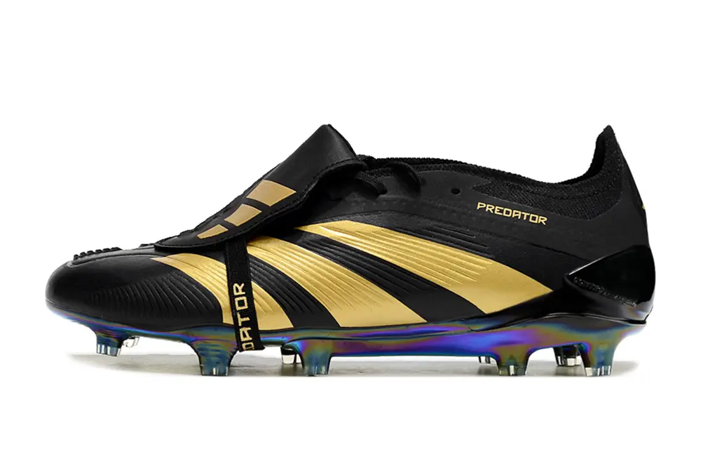 Adidas Predator Elite Foldover Tongue FG - Black/Gold/Black