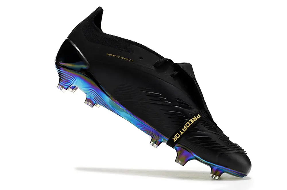 Adidas Predator Elite Foldover Tongue FG - Black/Gold/Black