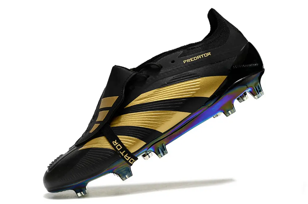 Adidas Predator Elite Foldover Tongue FG - Black/Gold/Black