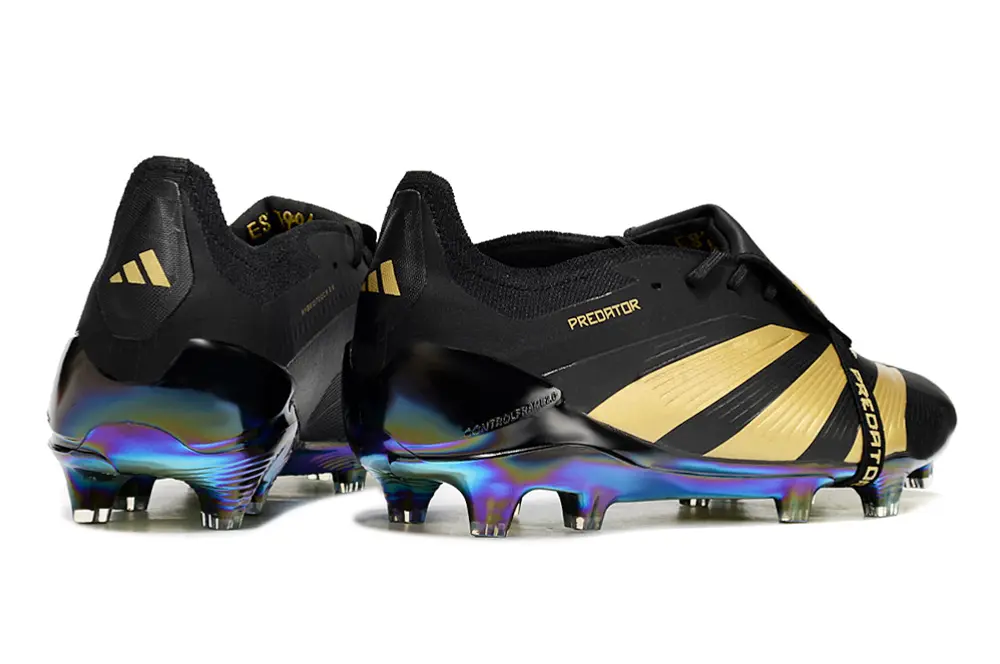 Adidas Predator Elite Foldover Tongue FG - Black/Gold/Black