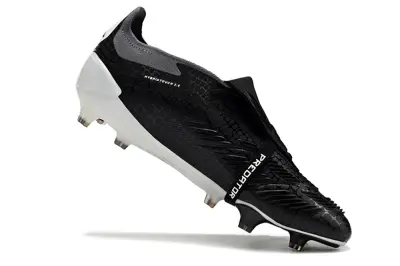 Adidas Predator Elite Foldover Tongue FG - Black/Crisp White/Dynamic Grey