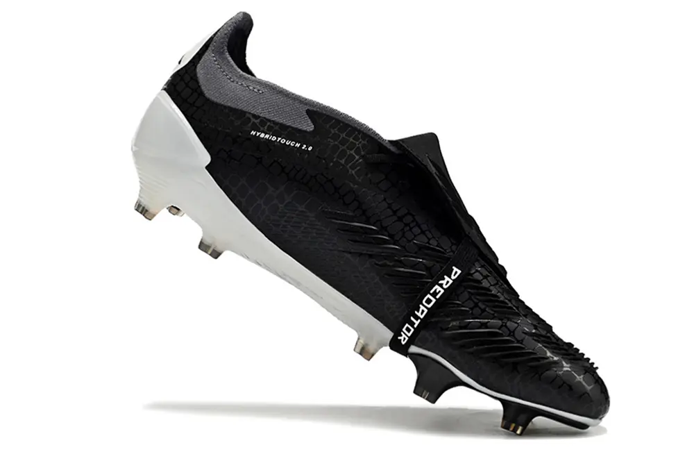 Adidas Predator Elite Foldover Tongue FG - Black/Crisp White/Dynamic Grey