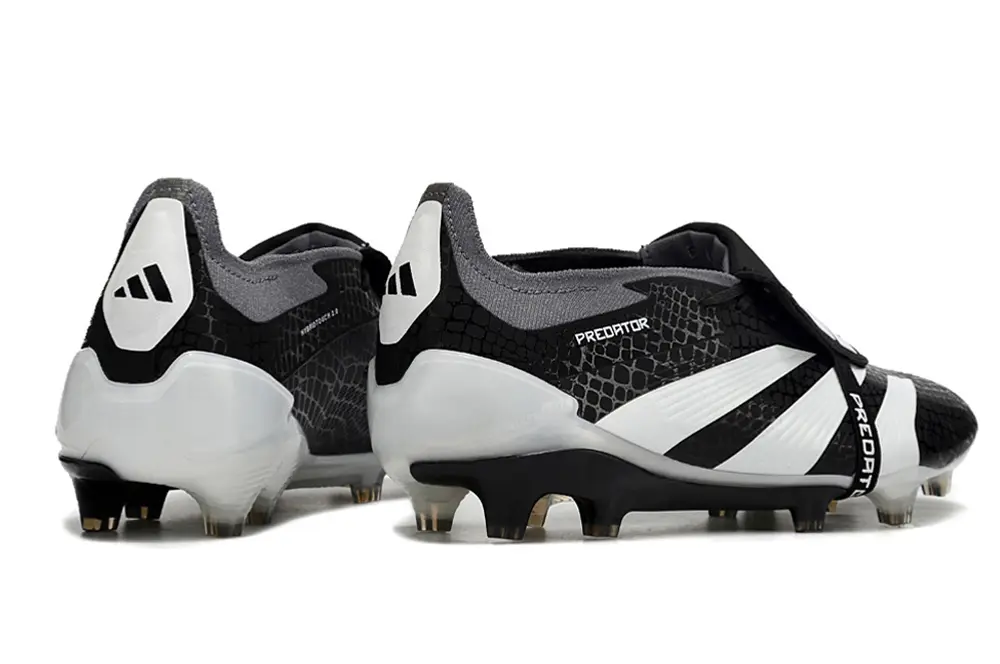 Adidas Predator Elite Foldover Tongue FG - Black/Crisp White/Dynamic Grey