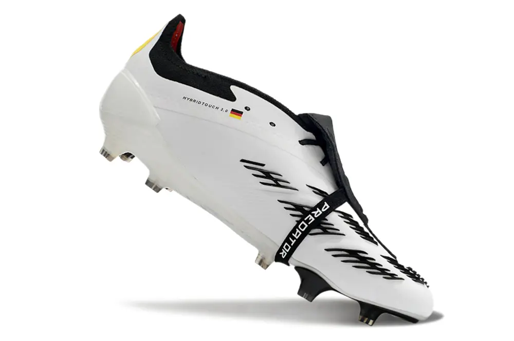 Adidas Predator Elite Foldover Tongue FG - White/Bright Yellow/Crimson Red