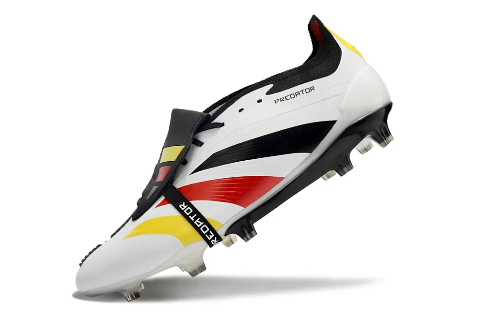 Adidas Predator Elite Foldover Tongue FG - White/Bright Yellow/Crimson Red
