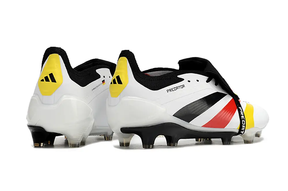 Adidas Predator Elite Foldover Tongue FG - White/Bright Yellow/Crimson Red