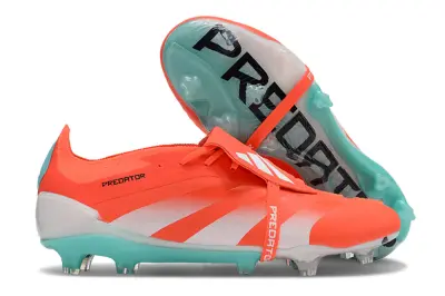 Adidas Predator Elite Foldover Tongue FG - Orange/Neon Orange/Turquoise Blue