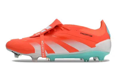 Adidas Predator Elite Foldover Tongue FG - Orange/Neon Orange/Turquoise Blue