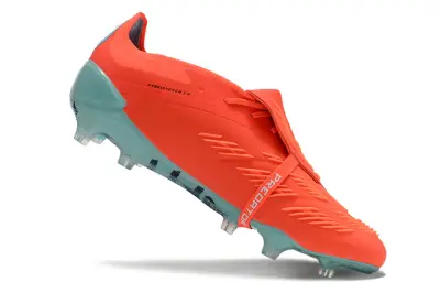 Adidas Predator Elite Foldover Tongue FG - Orange/Neon Orange/Turquoise Blue
