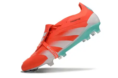 Adidas Predator Elite Foldover Tongue FG - Orange/Neon Orange/Turquoise Blue