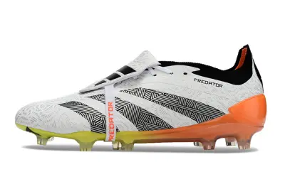 Adidas Predator Elite Foldover Tongue FG - White/Flame Orange/Electric Yellow