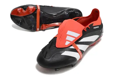 Adidas Predator Elite Foldover Tongue FG - Black/Fiery Red/White