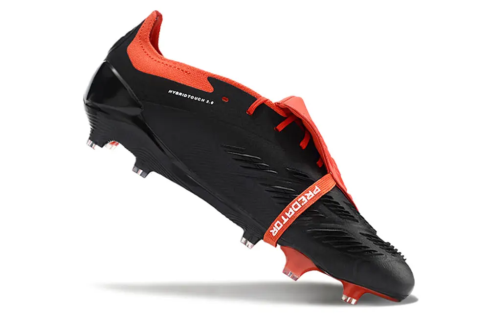 Adidas Predator Elite Foldover Tongue FG - Black/Fiery Red/White