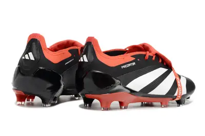Adidas Predator Elite Foldover Tongue FG - Black/Fiery Red/White