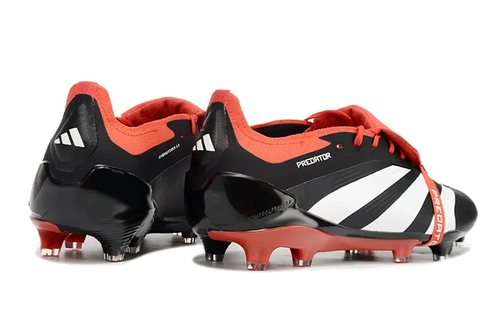 Adidas Predator Elite Foldover Tongue FG - Black/Fiery Red/White