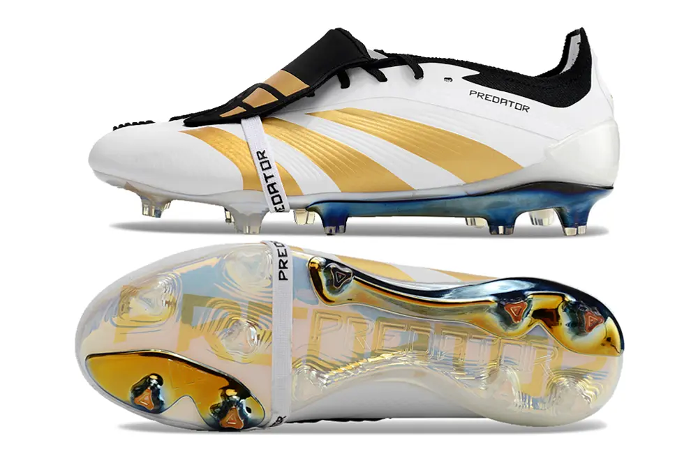 Adidas Predator Elite Foldover Tongue FG - White/Gold/Black