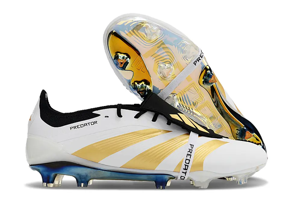 Adidas Predator Elite Foldover Tongue FG - White/Gold/Black