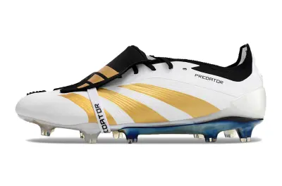 Adidas Predator Elite Foldover Tongue FG - White/Gold/Black