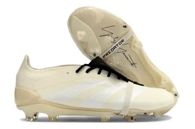 Y-3 x Adidas Predator Elite Foldover Tongue FG - White/Creamy Ivory/Sleek Black