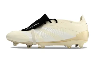 Y-3 x Adidas Predator Elite Foldover Tongue FG - White/Creamy Ivory/Sleek Black