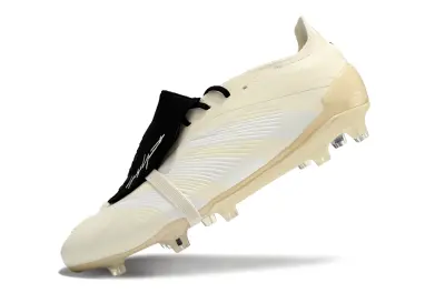 Y-3 x Adidas Predator Elite Foldover Tongue FG - White/Creamy Ivory/Sleek Black
