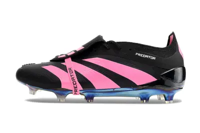 Adidas Predator Elite Foldover Tongue FG - Black/Neon Pink/Metallic Blue
