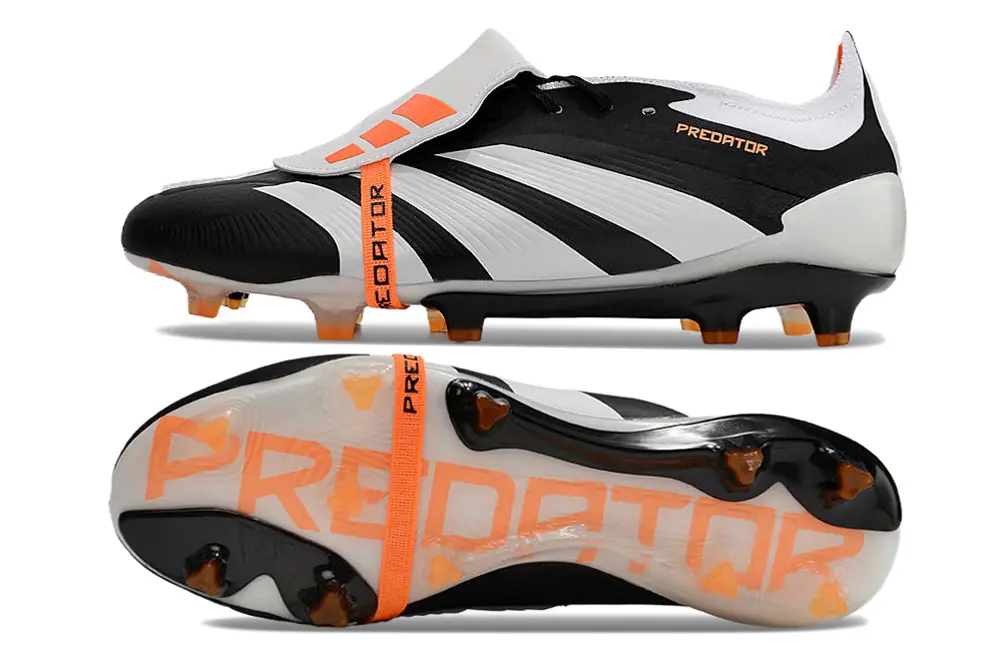 Adidas Predator Elite Foldover Tongue FG - Black/White/Orange